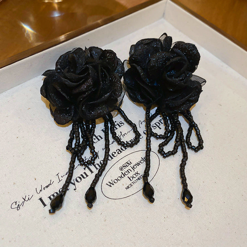 Wholesale Yellow Flower Earrings Exaggerated Stud Earrings Statemente Earrings Ear Studs ACC-ES-Huih001