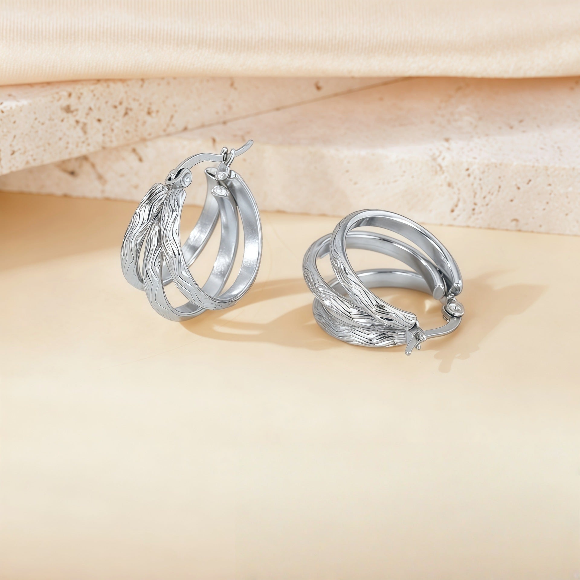 Wholesale titanium steel  non-fading earrings