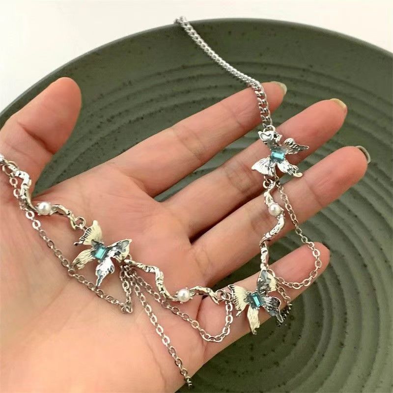 Wholesale Tassel Butterfly Necklace