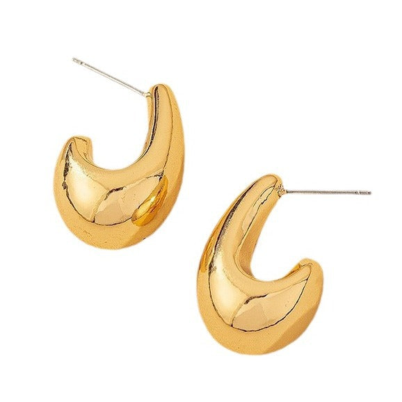 Wholesale Vintage Alloy C-shaped Drop Earrings Hoop Earrings ACC-ES-Yuchen006
