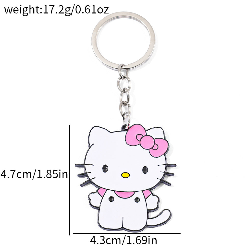 Wholesale Cute KT Cat Keychain Creative Car Keychain ACCVIP