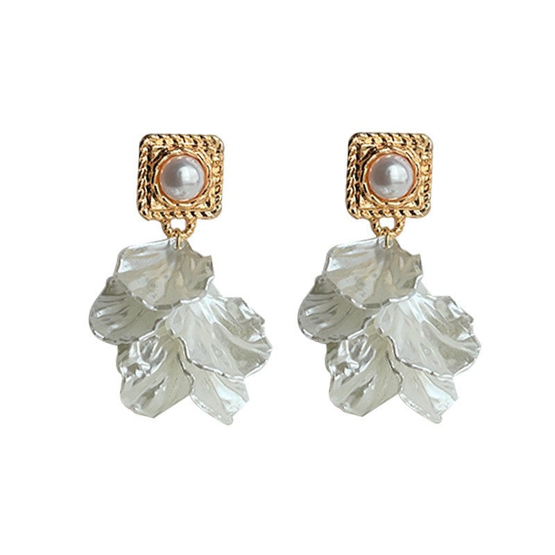 Wholesale  Elegant Long Tassel Flower Earrings