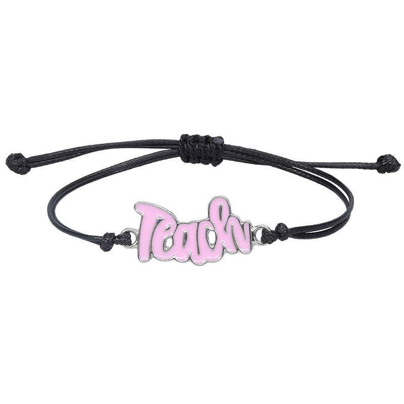 Wholesale  nurse ECG woven bracelet stet