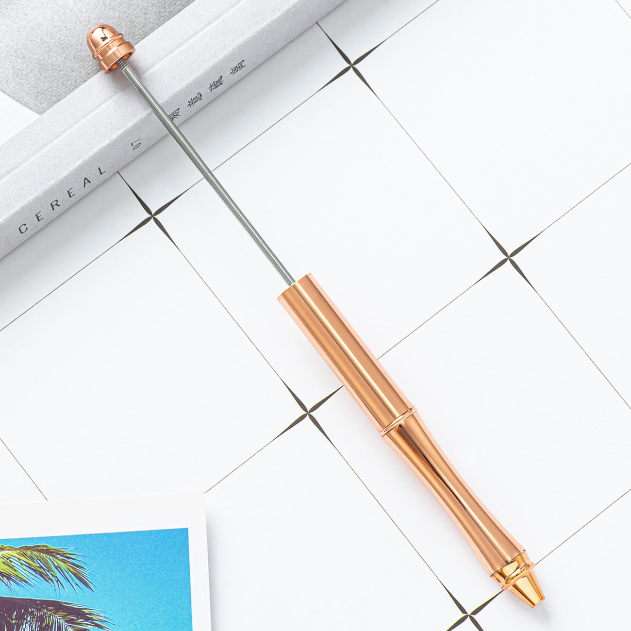 Wholesale Beadable Pens Metal Gradient Color DIY Bead Pens ACC-PN-HuaH052