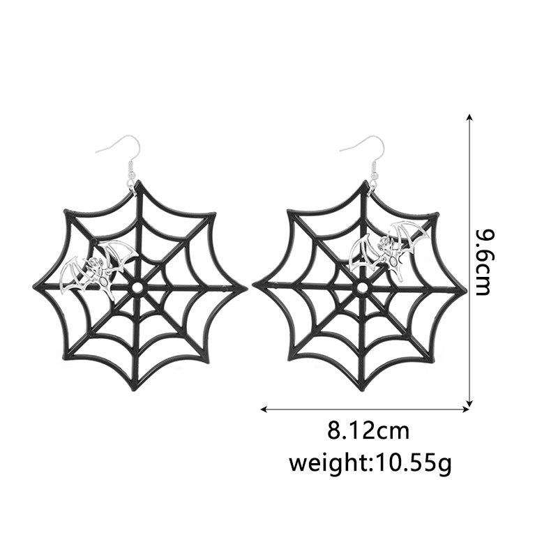 Wholesale Halloween Spider Pumpkin Ghost Skull Resin Earrings ACC-ES-BinLi005