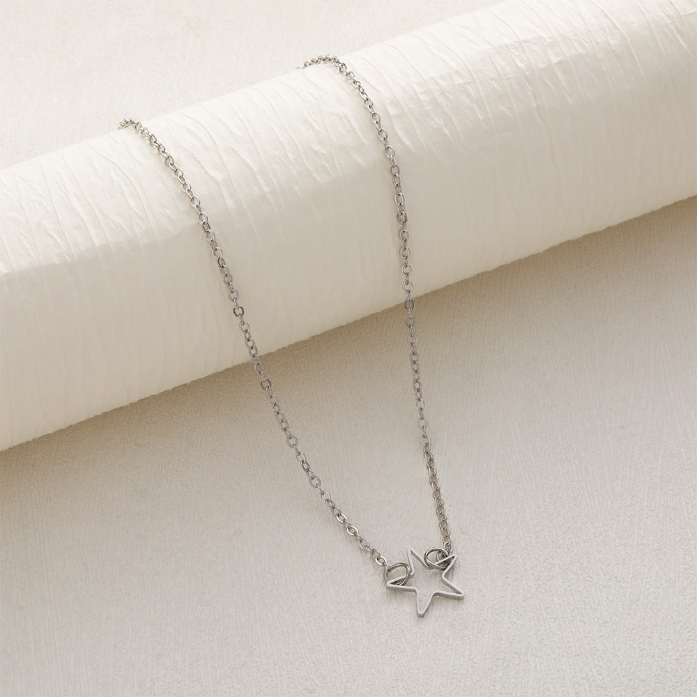 Wholesale Five-pointed Star Pendant Necklace
