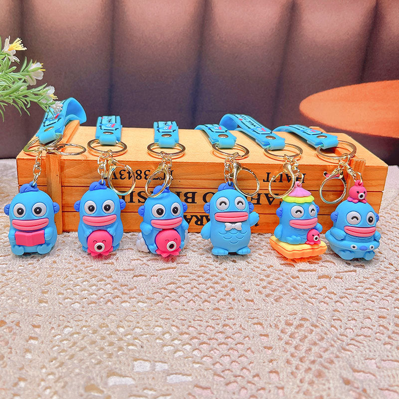 Wholesale Cartoon Fish Silicone Keychain Cute Keychain ACC-KC-JuCai007