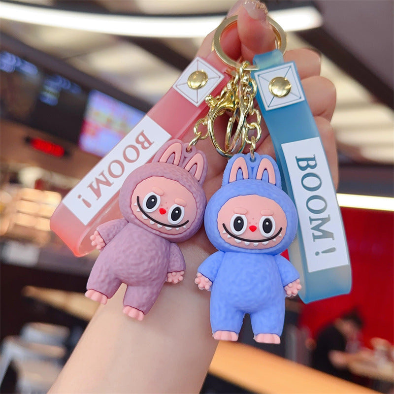Wholesale Cartoon PVC Soft Glue Cute Keychain ACCVIP-KC-YueWei003