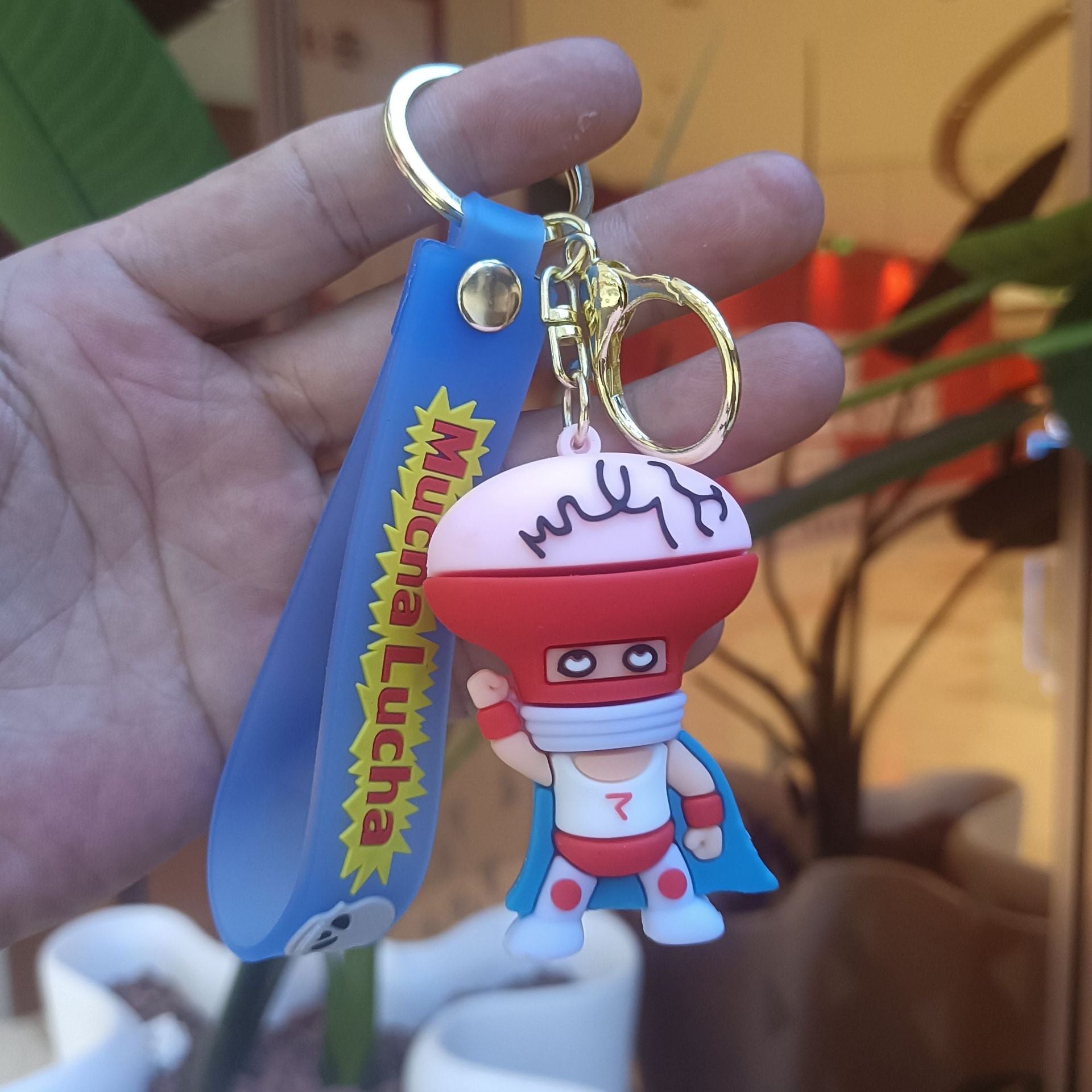 Wholesale Cartoon Cute PVC Keychain ACCVIP-KC-KuangKe001