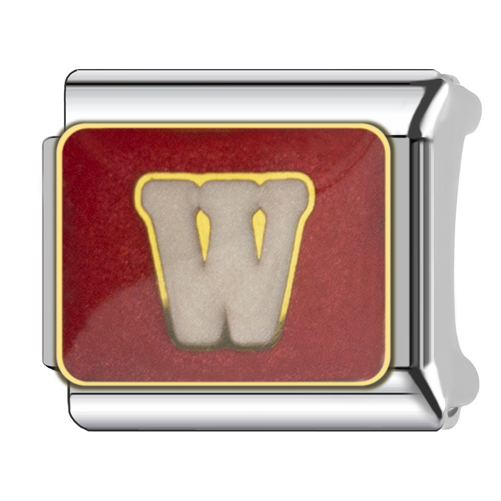 Wholesale  Italian Charm Bracelet 9mm DIY heart Creative Stainless Steel Composable Bracelet