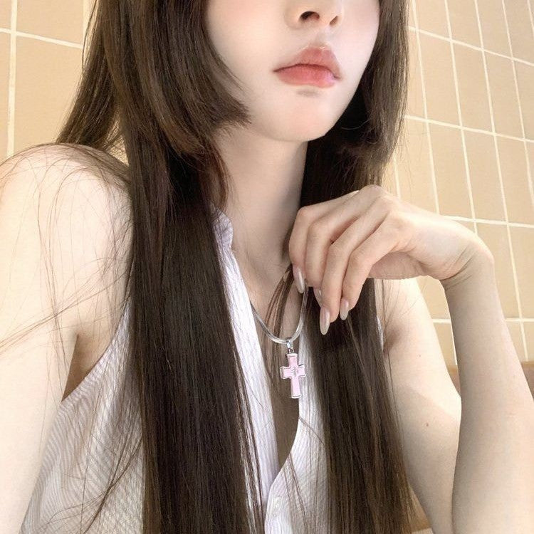 Wholesale  Cross Pendant Necklace  Clavicle Chain