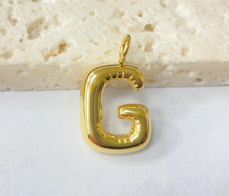 Wholesale Stainless steel bubble letter pendant
