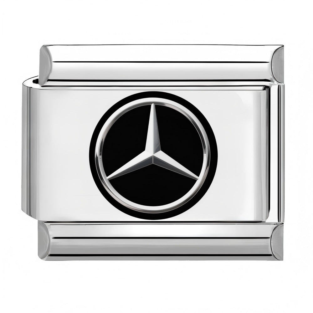 Wholesale 10pcs Italian Charm Bracelet 9mm DIY Splicing Car Logo Heart Moon Stainless Steel Composable Bracelet