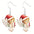 Wholesale  Christmas Cartoon  Cute Acrylic Pendant  Gingerbread Earrings