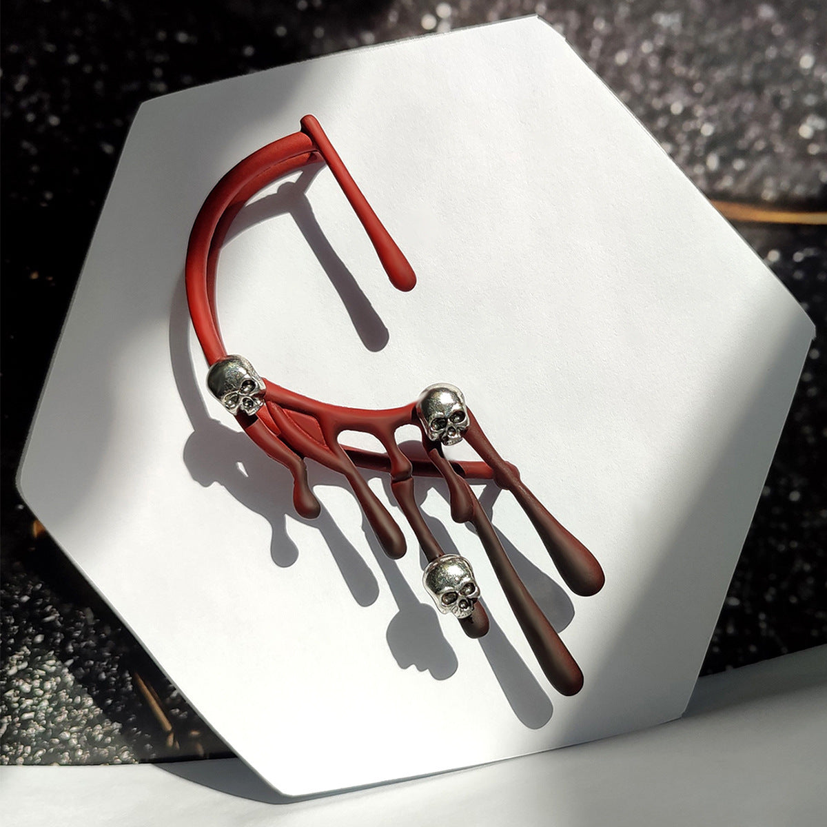 Wholesale  Lava Vintage Burgundy Earrings