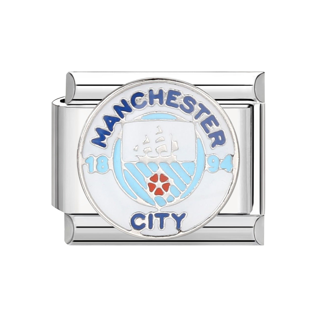 Wholesale Italian Charm Bracelet 9mm DIY Football Series   Creative Stainless Steel Composable Bracelet