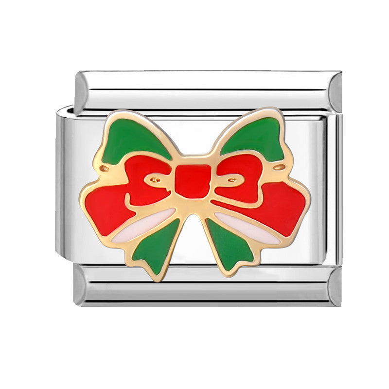 Wholesale Italian Module Creative Stylish Free DIY Cartoon Fashion Christmas Bracelet