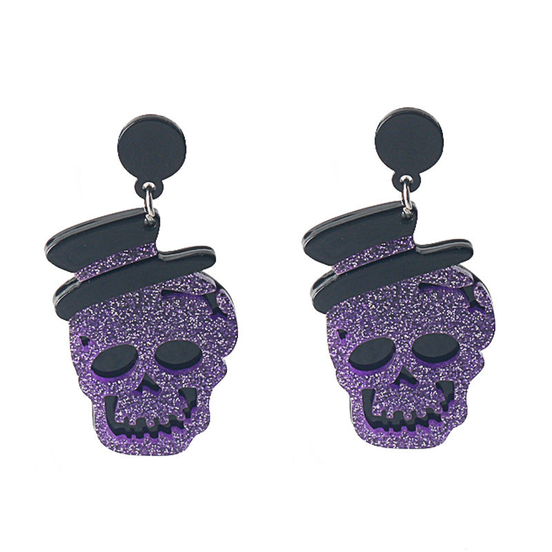 Wholesale Halloween Witch Claw Poison Bottle Earrings ACCVIP-ES-HX001