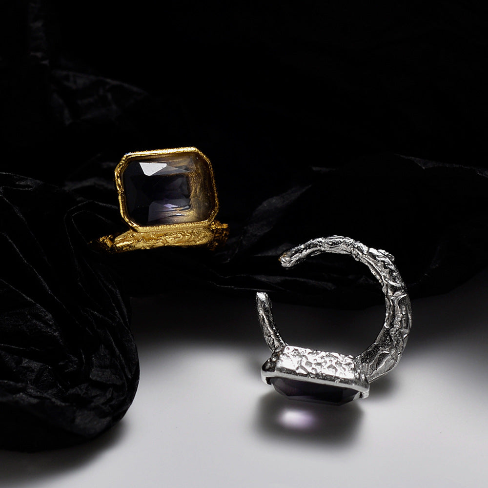 Wholesale S925 Sterling Silver Colored Tourmaline Sugar Cube Ear Clips ACC-ES-YWE005