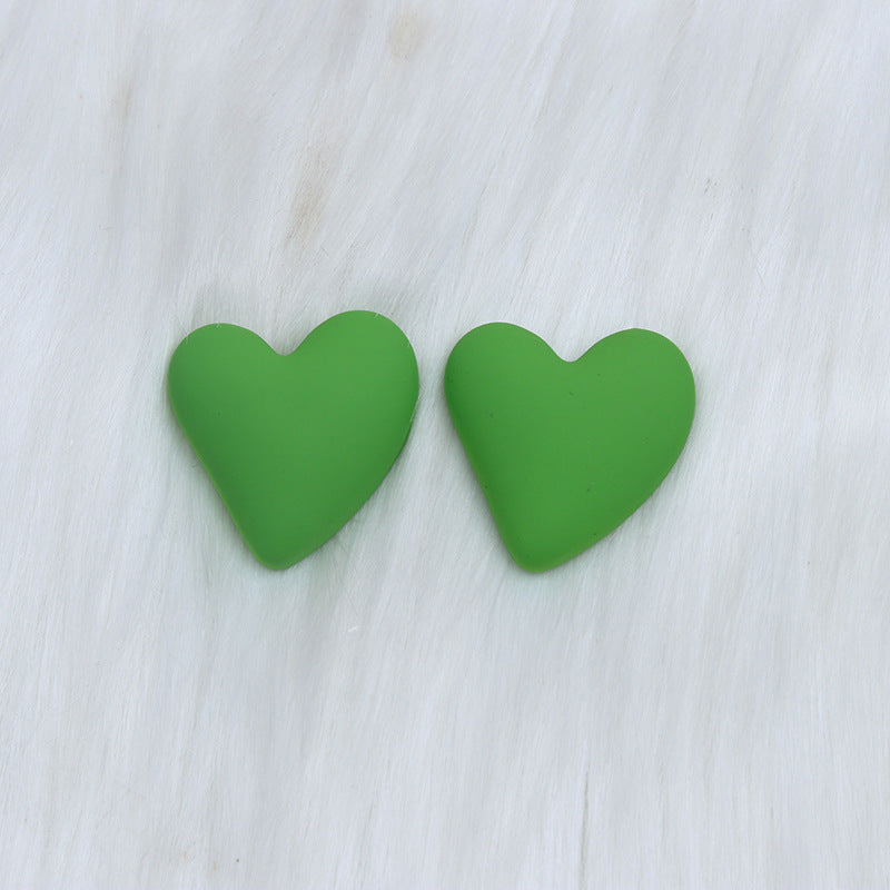 Wholesale Small Heart Valentine's Day Acrylic Earrings