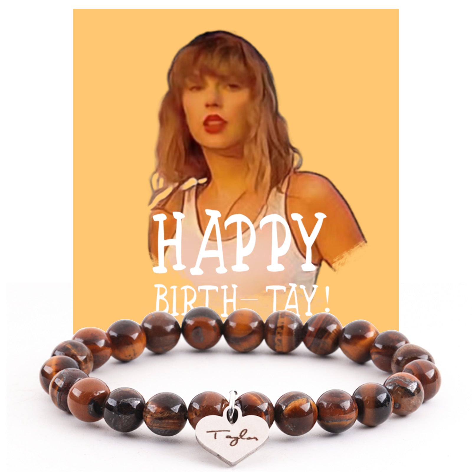 Wholesale Elastic Rope Braided Natural Stone Love Heart Rose Quartz Bracelet ACC-BT-FenRui001