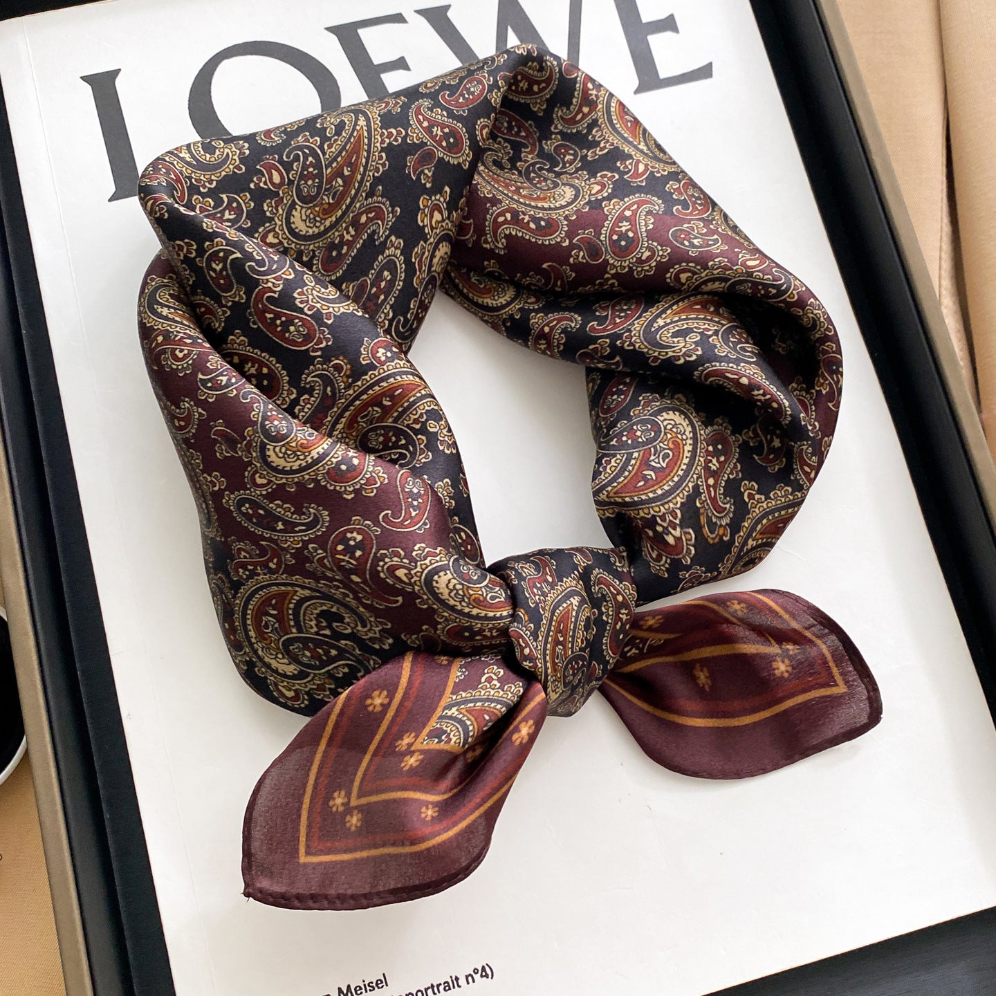 Wholesale Letter   Silk Scarf