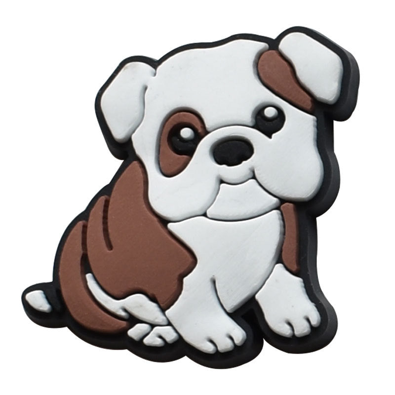 Wholesale Random 100pcs  flower  PVC Soft Rubber Shoe Buckle Decoration