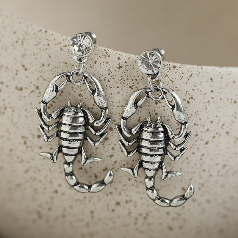 Wholesale Gold Scorpion Earrings with Diamonds Gem Earrings ACC-ES-Yuchen003