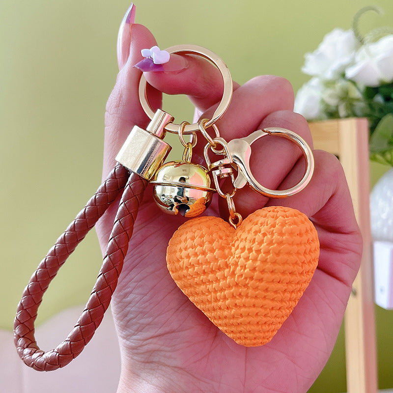 Wholesale Resin Yarn Love Keychain ACC-KC-YanG002