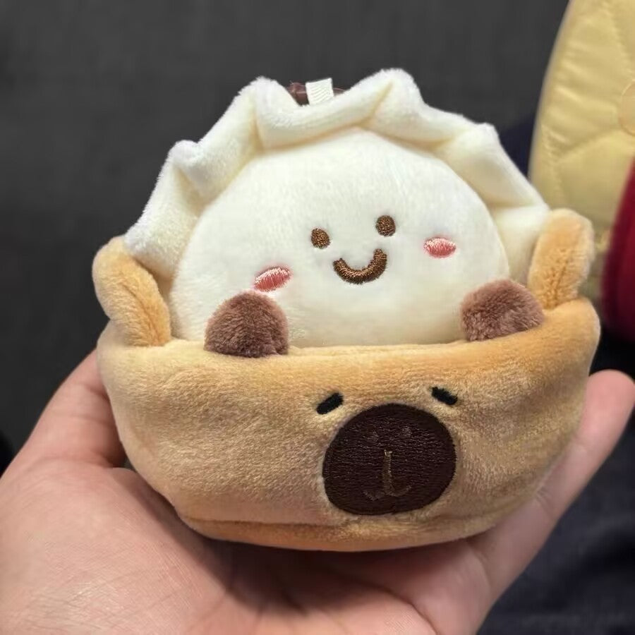 Wholesale Cute Water Guinea Pig Dumpling Plush Toy  Pendant Keychains