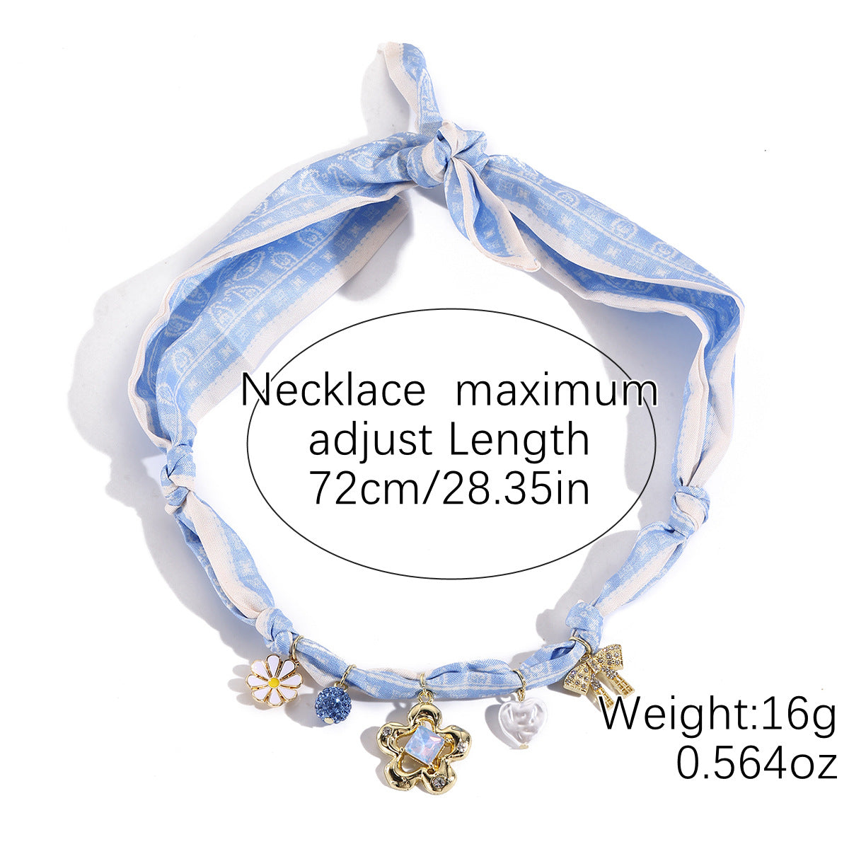 Wholesale Summer f Necklace with Pearl and Flower Pendants Fashion Accessory Gift