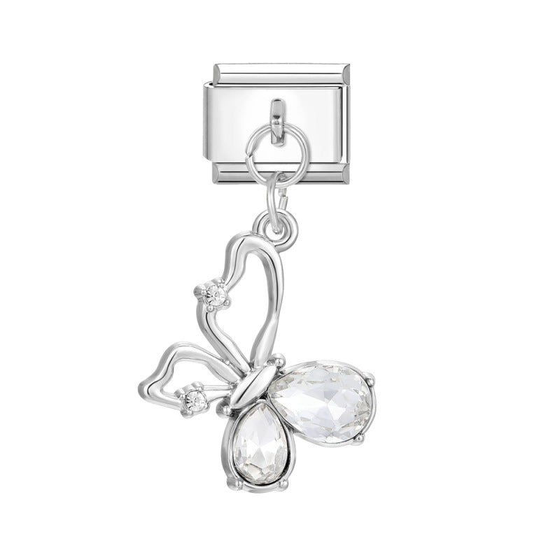 Wholesale Stainless Steel DIY Pendant Charms - Modern Unisex Jewelry Making Components for Boutique Resale