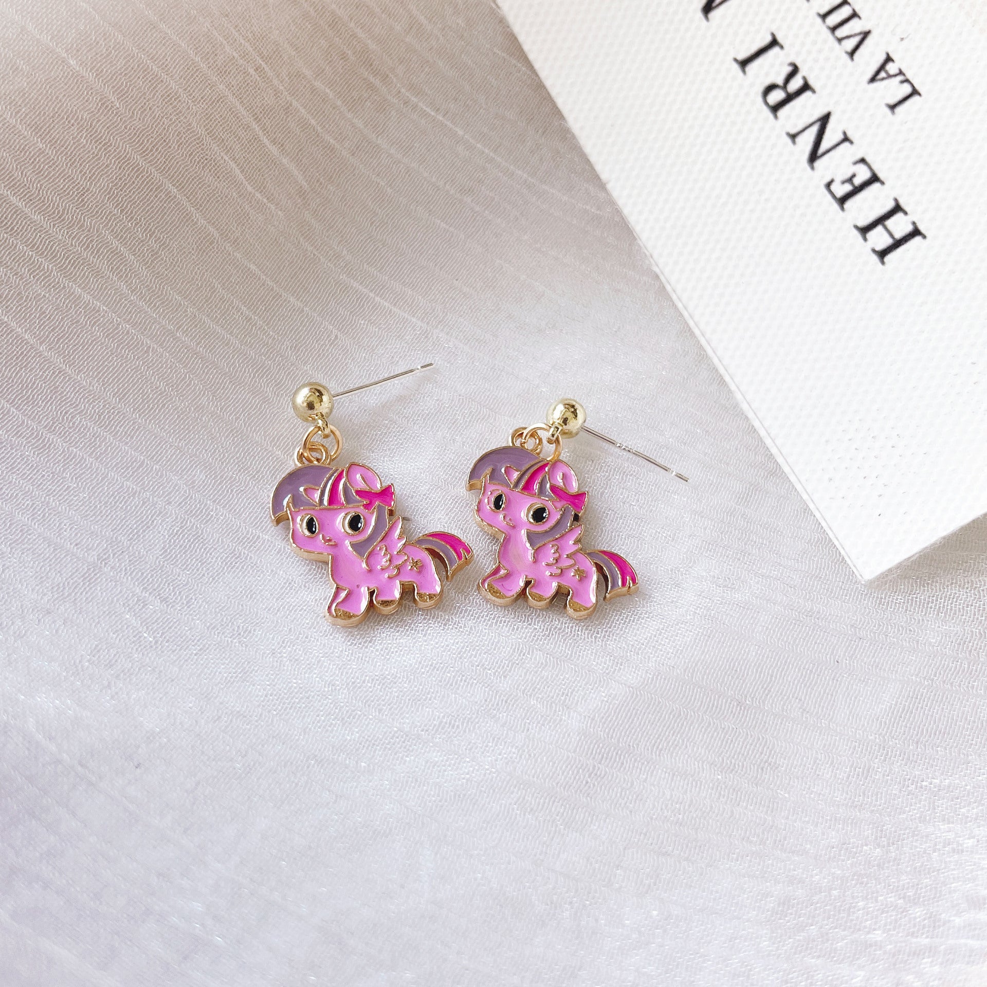 Wholesale Cartoon Cute S925 Silver Needle Earrings ACC-ES-Yijia005