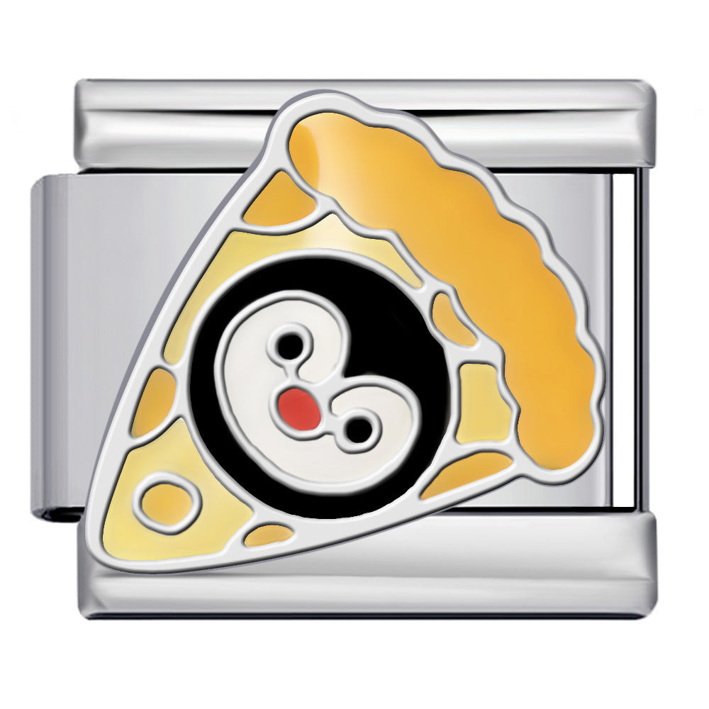 Wholesale 5pcs Italian Charm Bracelet 9mm DIY Splicing Cute Creative Stainless Steel Composable Bracelet