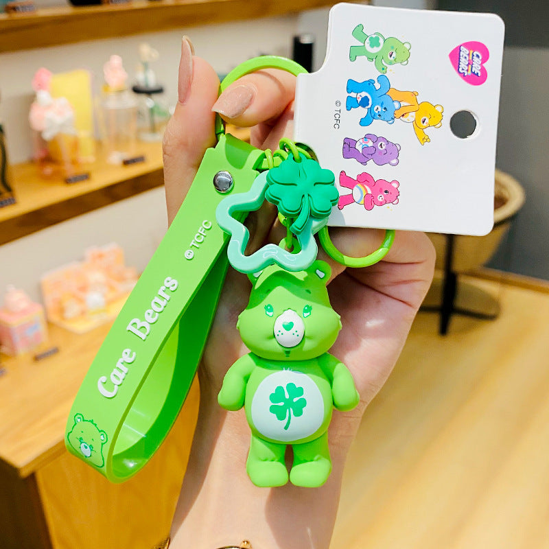 Wholesale Cartoon Love Bear PVC Soft Keychain Creative Keychain ACCVIP-KC-HangLi007