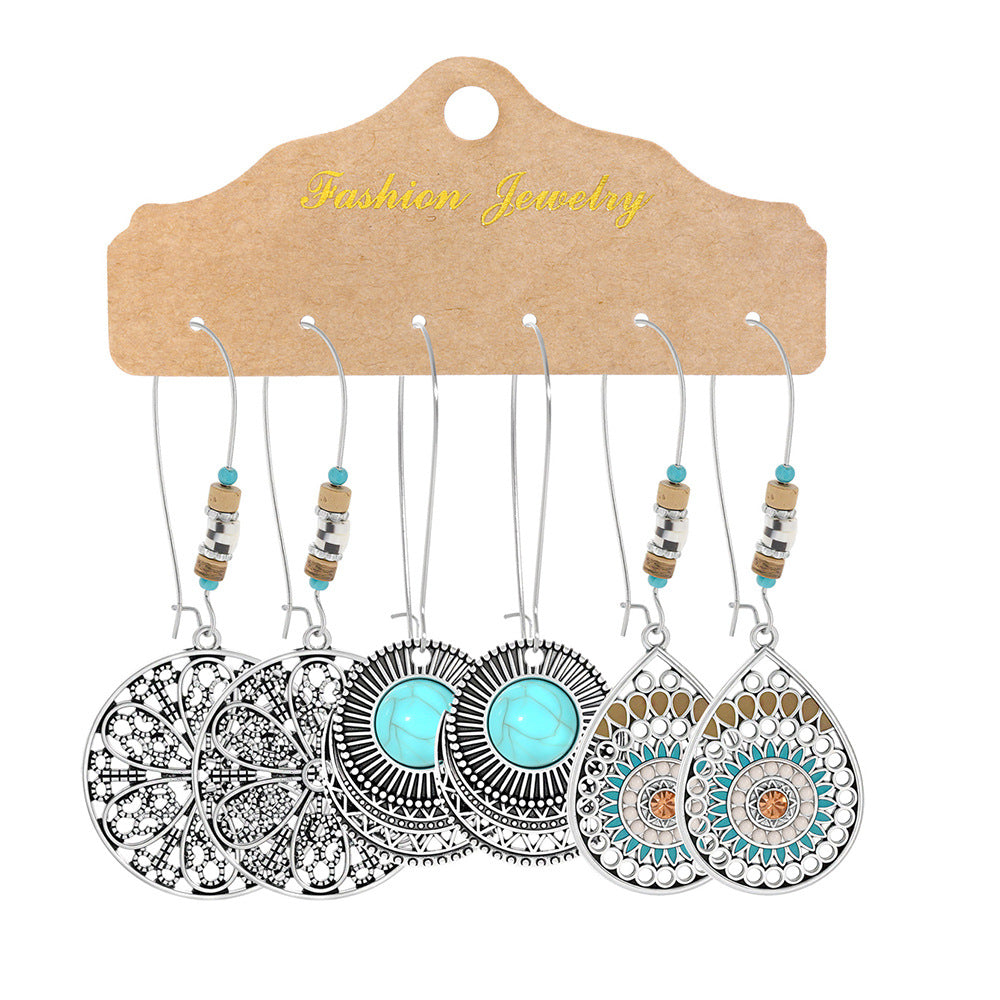 Wholesale Retro Metal Earrings Jewelry Accessory for Resale