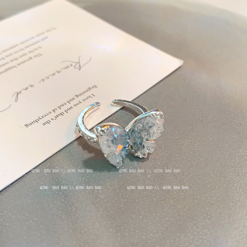 Wholesale Adjustable Micro Pavé Zircon Ring Fashion Accessory Gift for Women