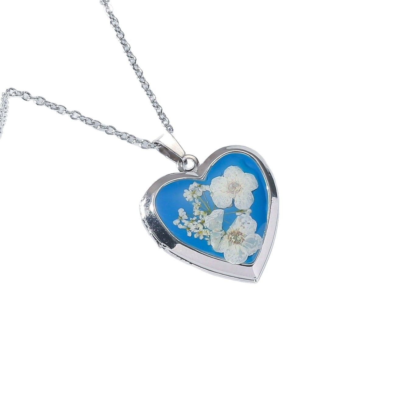 Großhandel Blumenherz Halskette