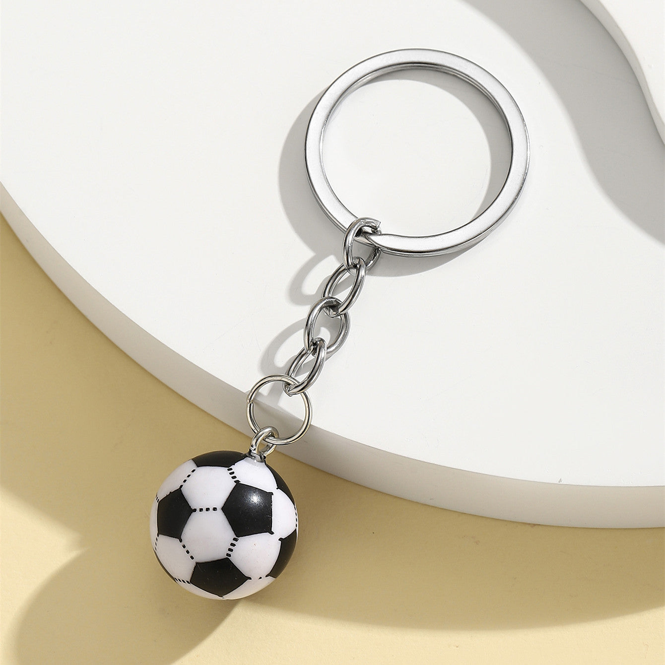 Wholesale 3D Stereo Sports Football Baseball Softball Keychain