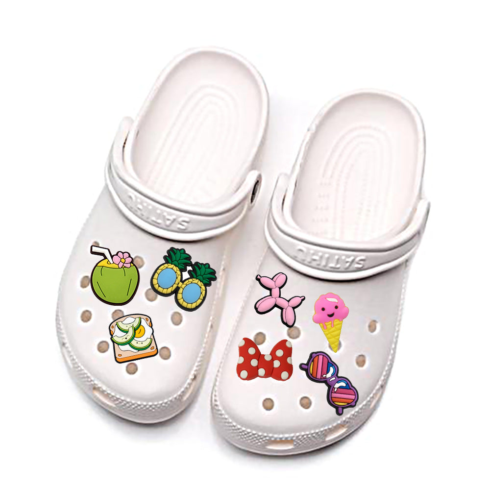 Wholesale 100pcs Random  Shoes Accessories Shoes Charms