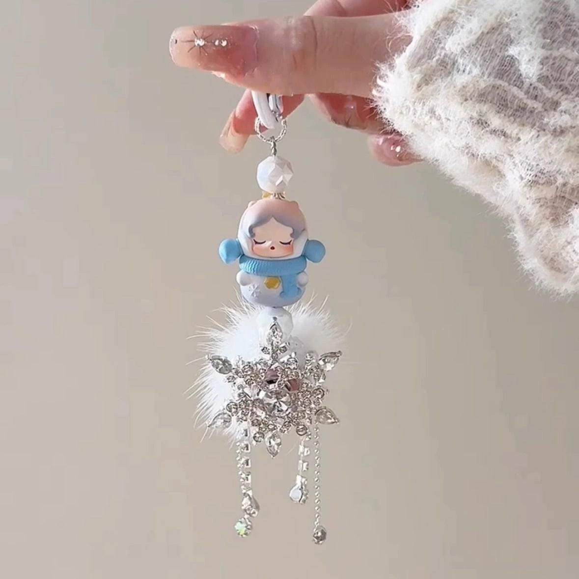 Wholesale Cartoon Cute Christmas Bubble Mate Mobile Phone Pendant
