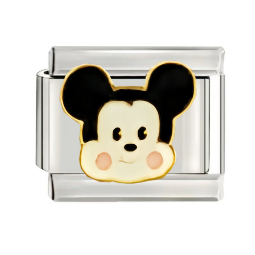 Wholesale 9mm Italian Charm Starter Bracelets DIY square Single Section Creative Stainless Steel Composable Bracelet