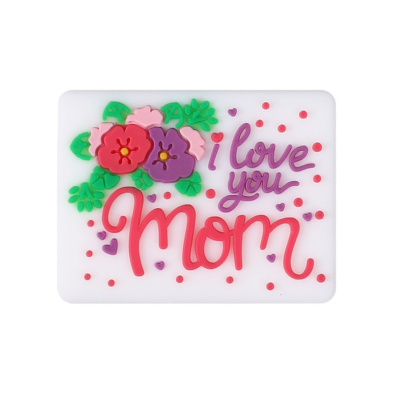 Wholesale 20pcs Mother' s Day Focal Beads DIY Bead Accessories