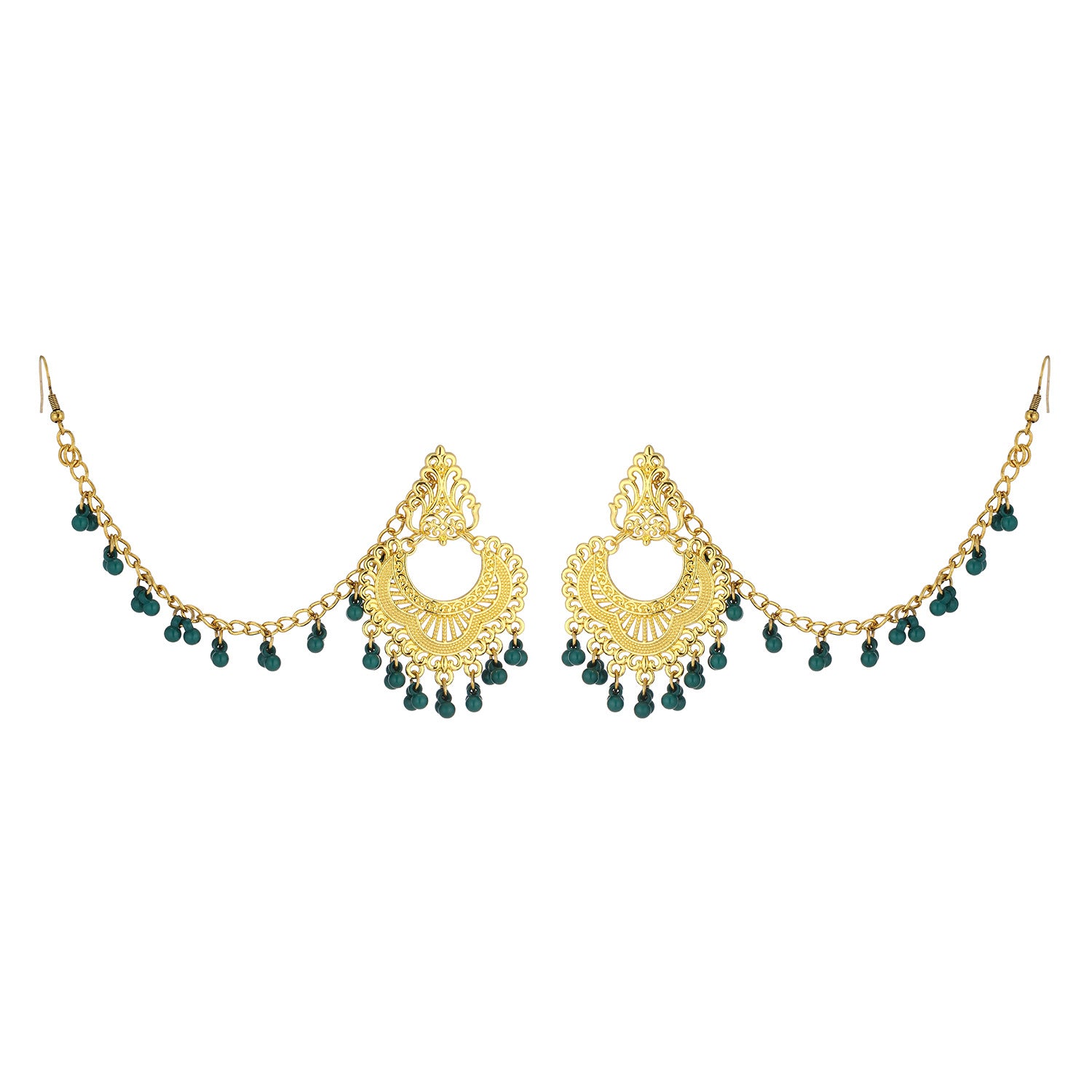 Wholesale Vintage Bohemian Tassel Earrings Gold Alloy Geometric Jewelry Accessory for Party Wear