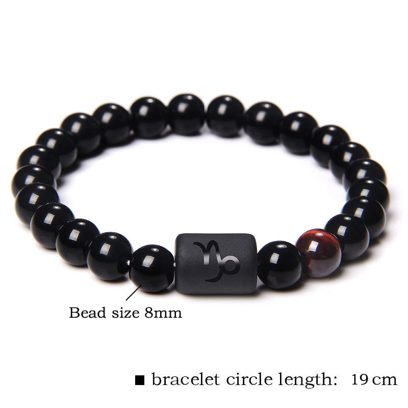 Wholesale Twelve Zodiac Signs Stone Beads Bracelet ACC-BT-Ruiz002