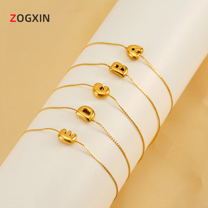 Wholesale  stainless steel bracelet 18K gold adjustable bracelet