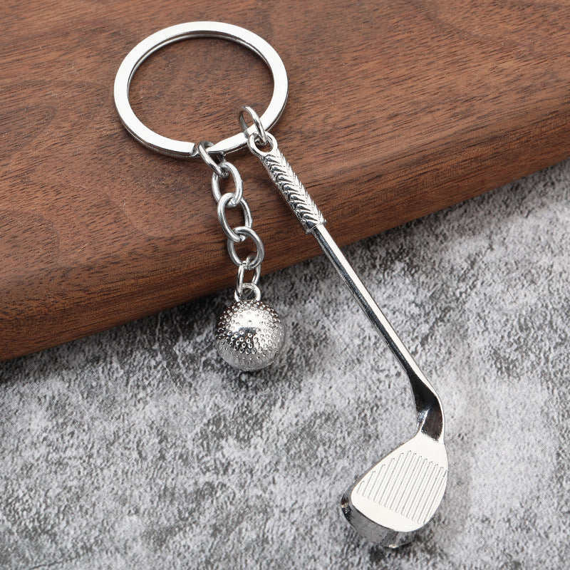 Wholesale  golf keychain pendant keychains