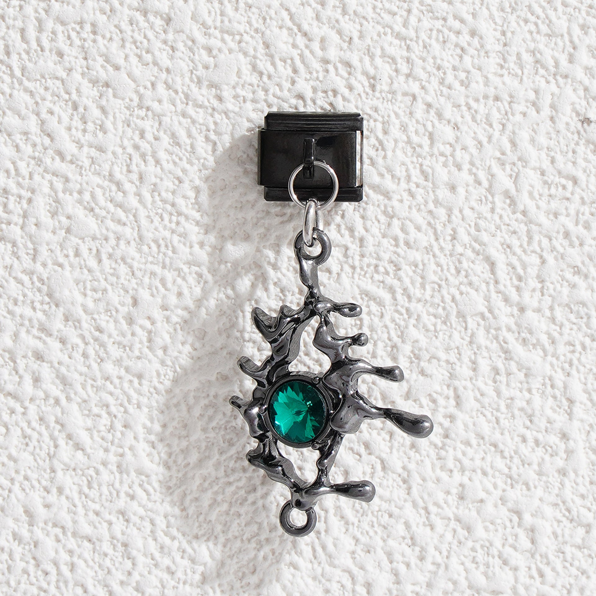 Wholesale Italian Charm Bracelet 9mm DIY Splicing Color Diamond Stainless Steel Composable Bracelet