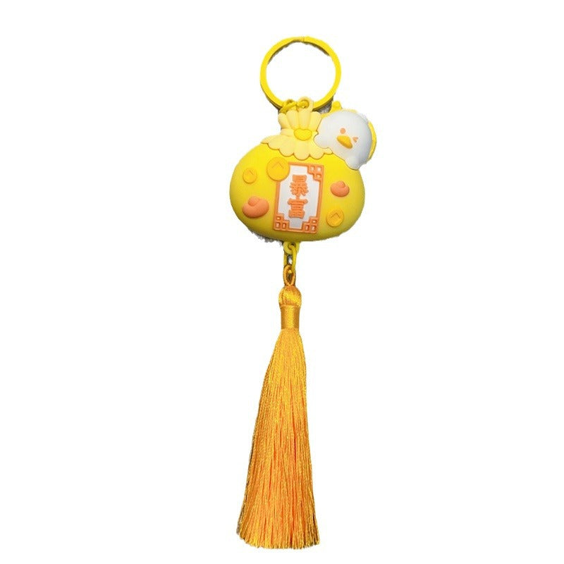 Wholesale Cartoon cute silicone keychain