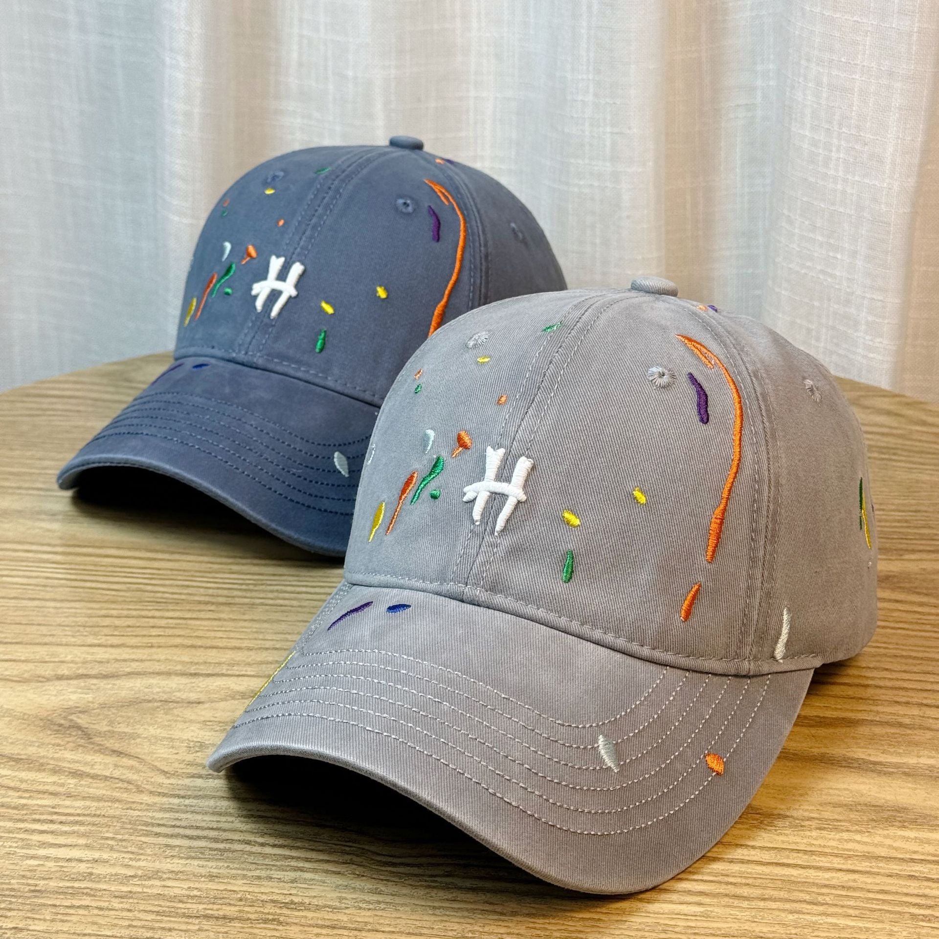 Wholesale Baseball Cap Breathable Summer Splash Ink Fashion Sunscreen Sun Hat